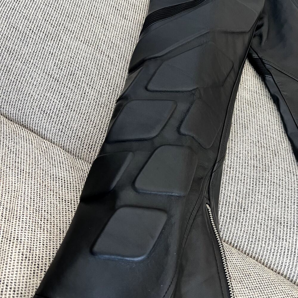 Dion Lee leather panelled flared pants black size XS 2 - Picture 10 of 14